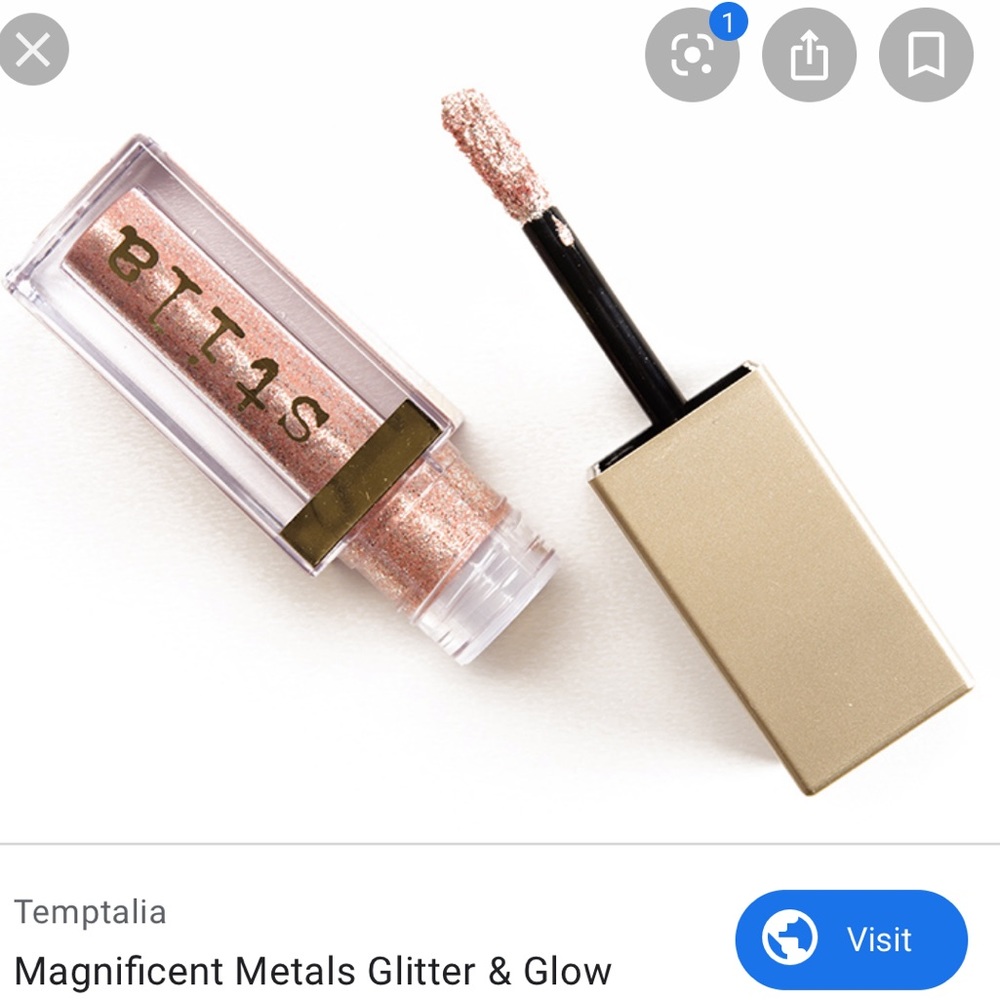 Stila Glitter and Glow Kitten Karma Eye Shadow Deluxe Sample Size Makeup Beauty
